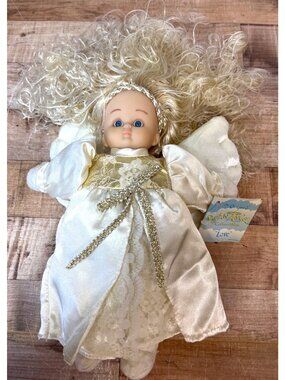 The Original Bean Angel Collectibles "Love" Doll With Blonde Hair